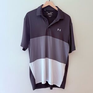 Men’s Loose Fit Under Armour Playoff Polo | Striped Golf Shirt